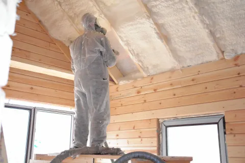 Утепление кровли дома изнутри пенополиуретаном