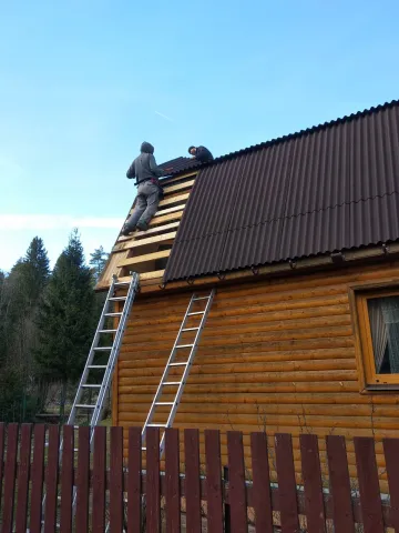 Замена кровли на ондулин. Солнечногорский район, д.Соколово. — фото 3