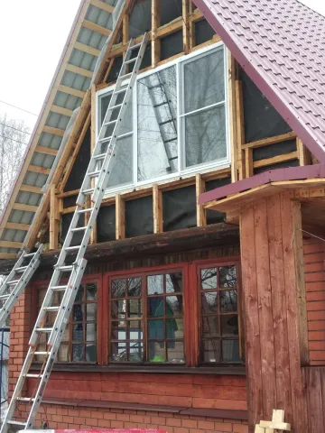 Замена кровли на металлочерепицу с утеплением Румянцево Истринский район — фото 14