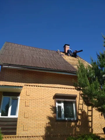 Меняем старую кровлю из ондулина на новую Дмитровский район. Капорино. — фото 3