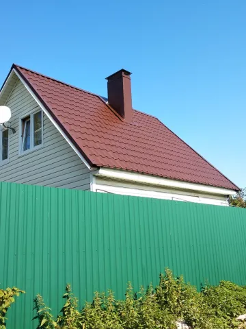 Выполненная работа по замене кровли из металлочерепицы в Барыбино Домодедовский район — фото 11