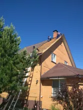 Замена старой кровли из ондулина на новую
