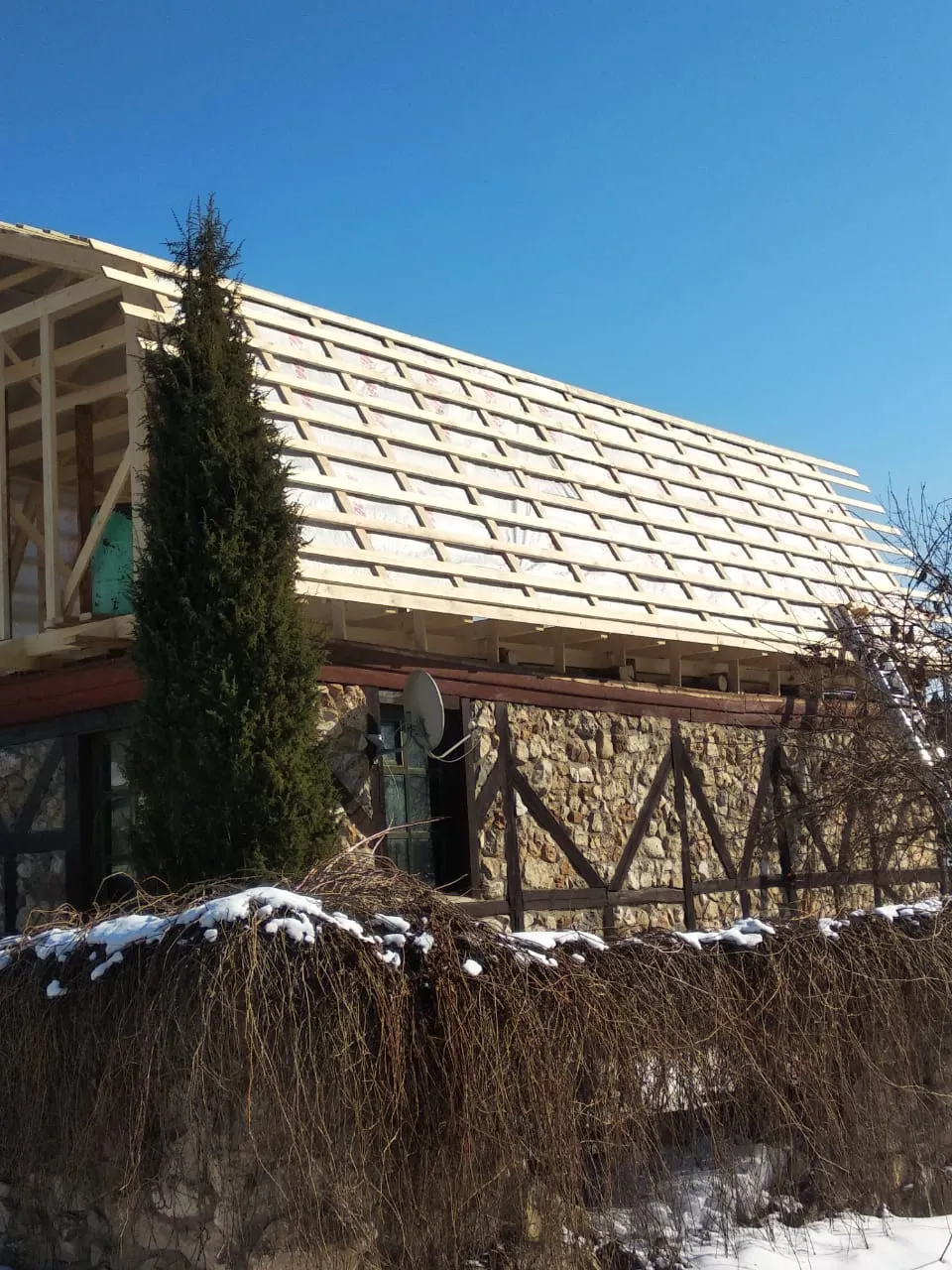 Полная реконструкция крыши, без утепления - г.Серпухов МО — фото 1